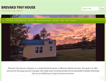 Tablet Screenshot of brevardtinyhouse.com